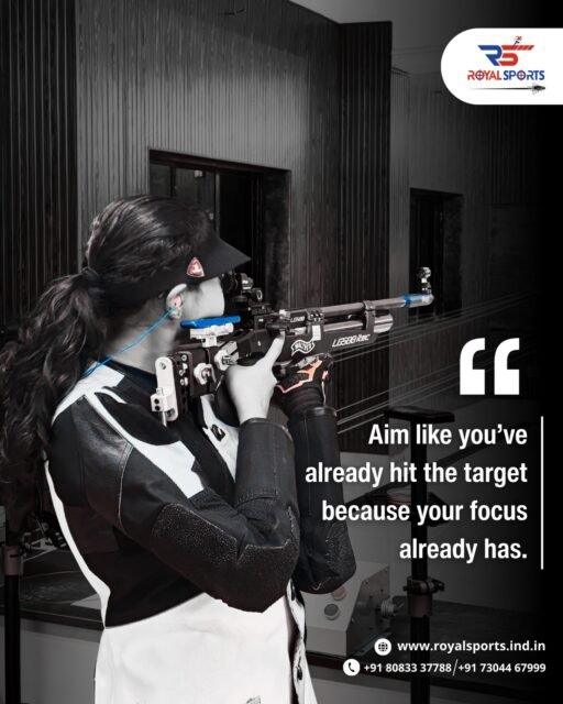Success starts before the shot is fired. 

Join Royal Sports Academy today🎯💪

#ShootingSport #AimFocused #PrecisionShooting #RoyalSports #ChampionMindset

shooting sports, precision shooting, rifle training, target shooting, focus and discipline, shooting athlete, sports motivation, championship mindset, competitive shooting, air rifle, confidence, mental focus, athlete training, shooting academy, sports performance