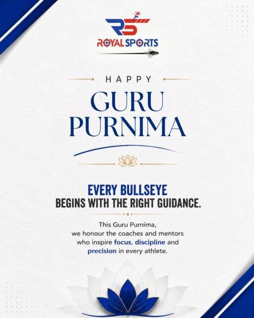 Every achievement begins with the right guidance. 🎯

On this Guru Purnima, we celebrate the coaches and mentors who shape skills, build confidence, and inspire athletes to aim higher with focus, discipline, and dedication.

Behind every bullseye is a mentor who helps you improve every shot. 

Happy Guru Purnima from Royal Sports.
.
.
.
[Guru Purnima wishes, sports training, shooting sports, shooting academy, rifle shooting, pistol shooting, sports coaching, athlete training, coach appreciation, mentor guidance, sports discipline, focus and precision, skill development, competitive shooting, sports motivation, young athletes, professional coaching, Royal Sports, target shooting, sports excellence]

#GuruPurnima #SportsTraining #ShootingSports #AthleteMindset #Explore
